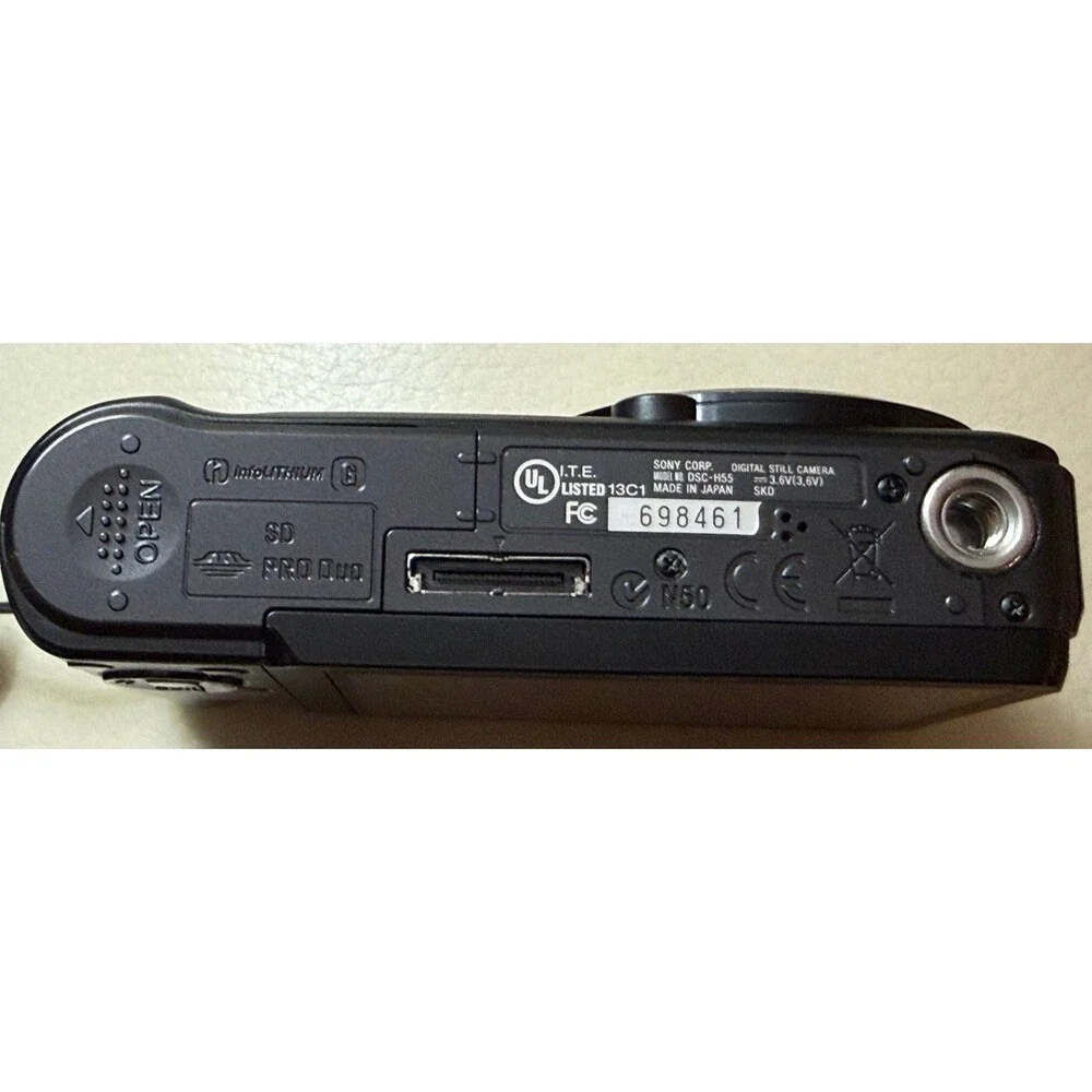 Sony Cyber-Shot DSC-H55 14.1MP Digital Camera 10x Zoom Black TESTED/WORKING